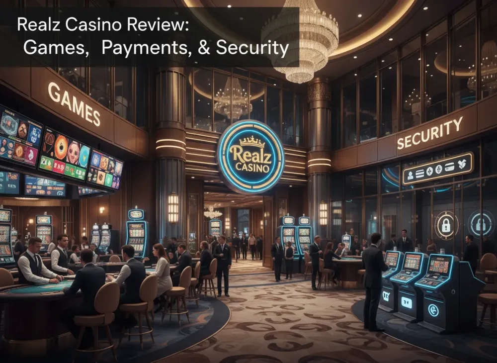 Realz casino review covering games and payments